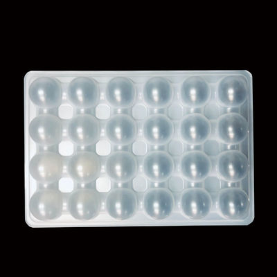 OEM ODM 천연 흰색 PP 블러스터 트레이 옥토푸스 공 고기 공 두께 0.2-2.0mm