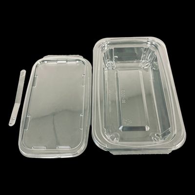 신선한 딸기 체리 IV-0002를 위한 투명한 PET 클램 셸 블러스터 패키지