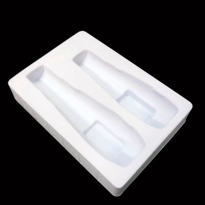 맞춤형 흰색 PVC 플럭킹 박스 MOQ 피부 관리 세트의 맞춤형 포장용 10000 PC